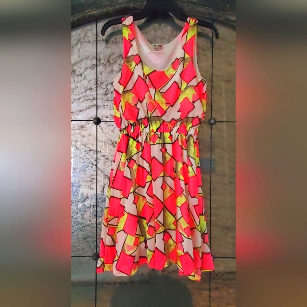 Fun Neon Summer Dress